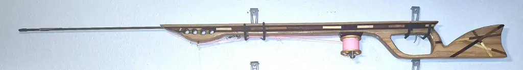 Topgun Speargun Exotic Wood Cherry inlay